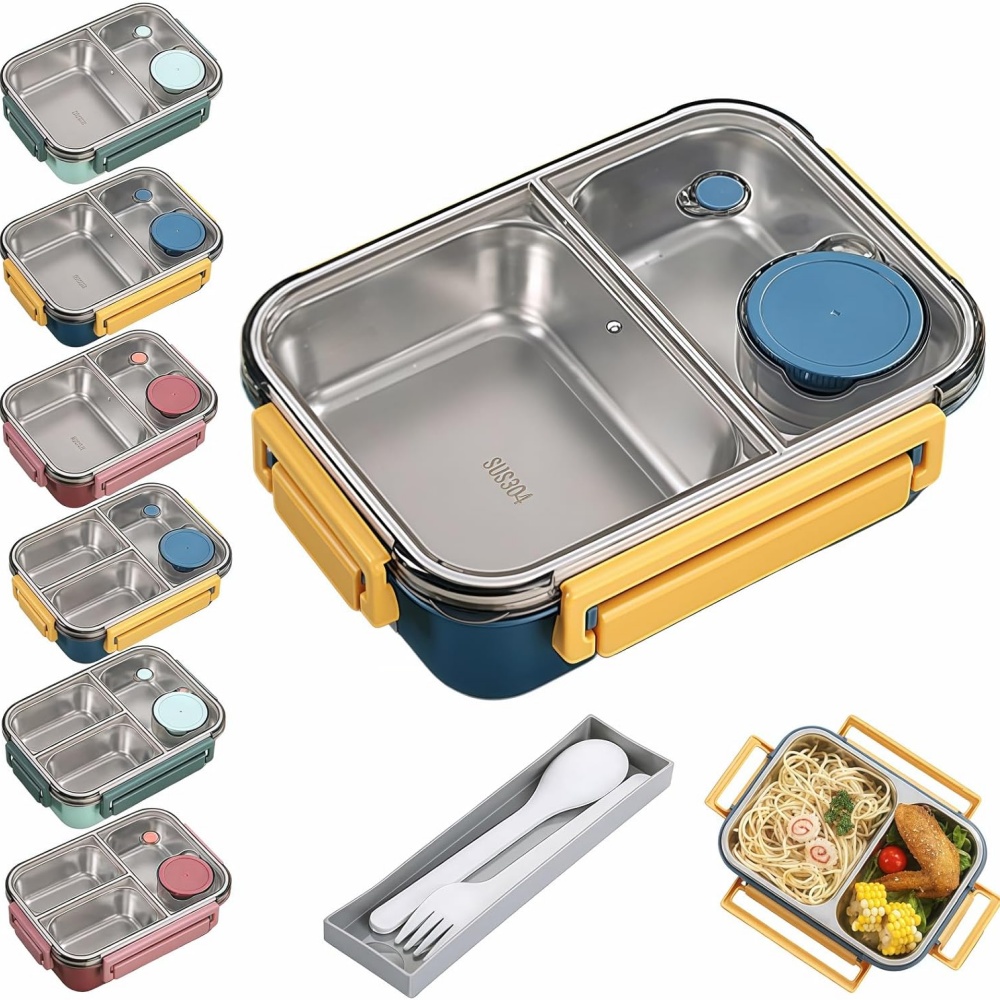 Meal Prep Bowl - Kotak Makan Siang Portabel 850Ml untuk