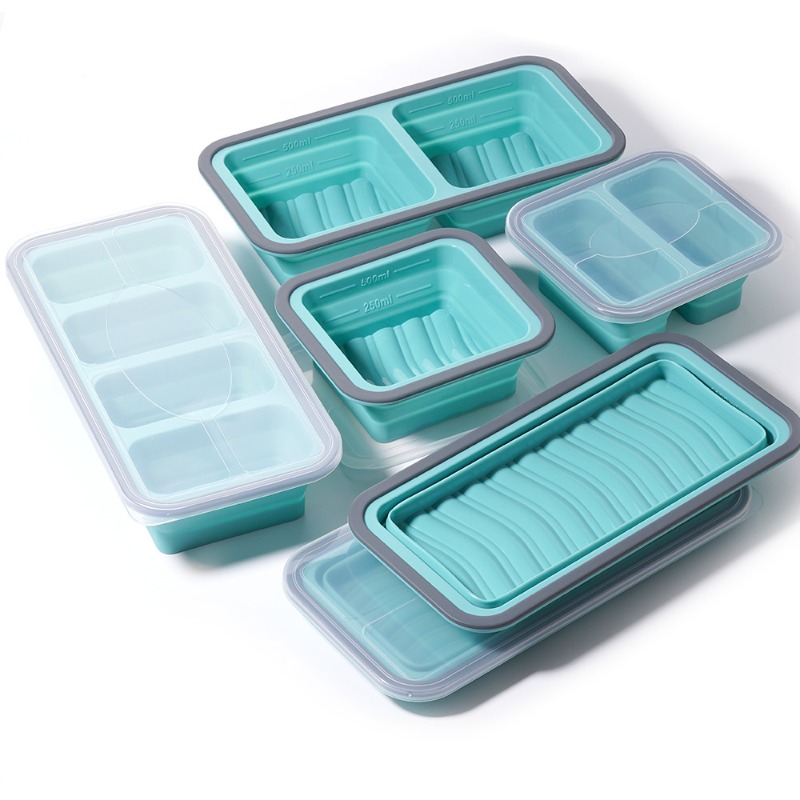 Meal Prep Template - Cetakan Es Silikon dengan Tutup 2