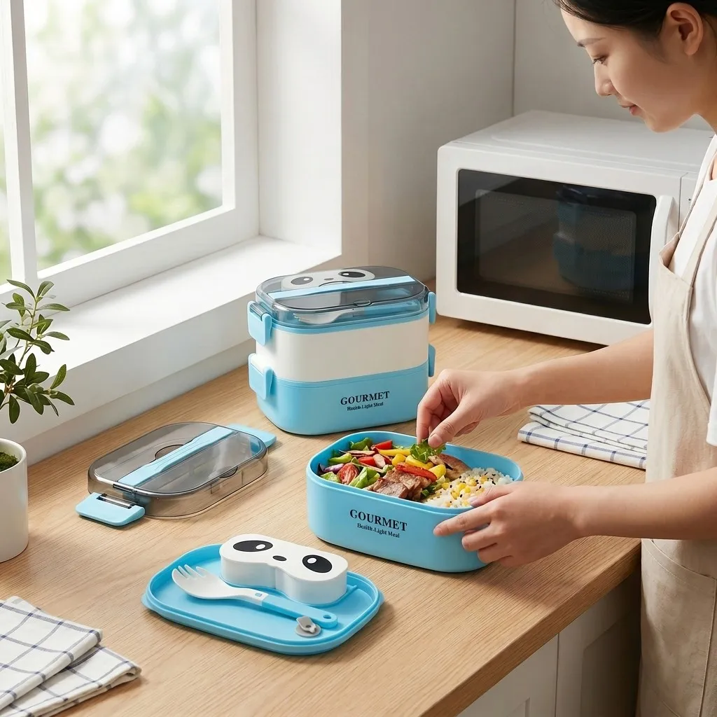 Kotak Bekal Bento yang Aman un - Meal Prep Or Prep Meal ulasan dan harga
