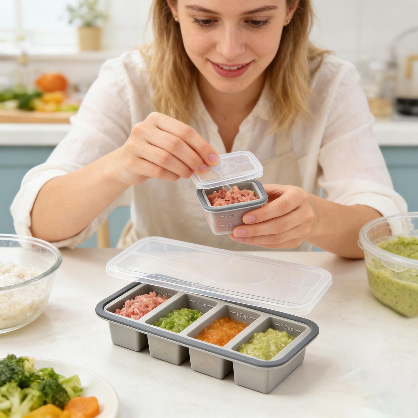 Cetakan Silikon untuk Freezer, - Meal Prep Template ulasan dan harga