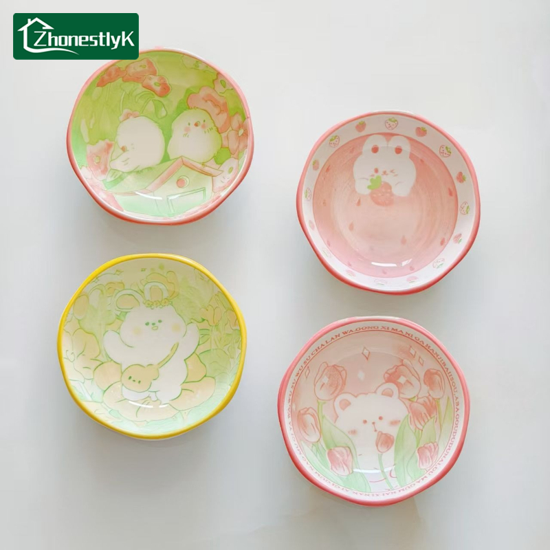 4Pcs Piring Sajian Lucu Berben - Sauce Dipping Cup ulasan dan harga