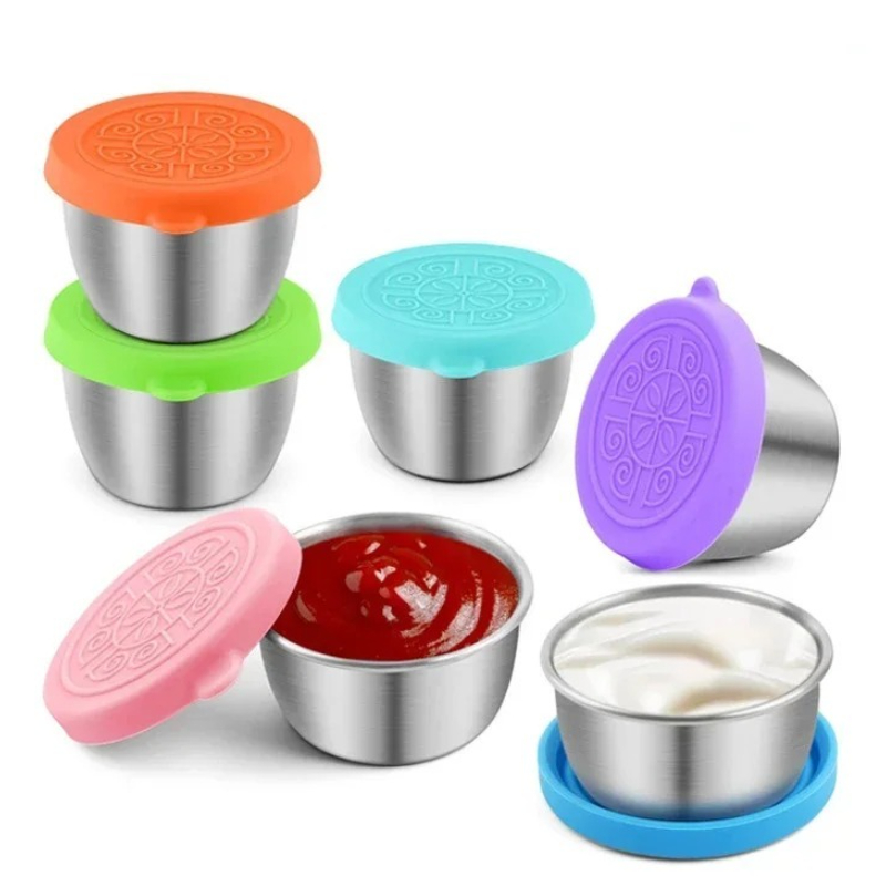 6 Buah/Set Wadah Saus Celup Ba - Sauce Dipping Cup ulasan dan harga