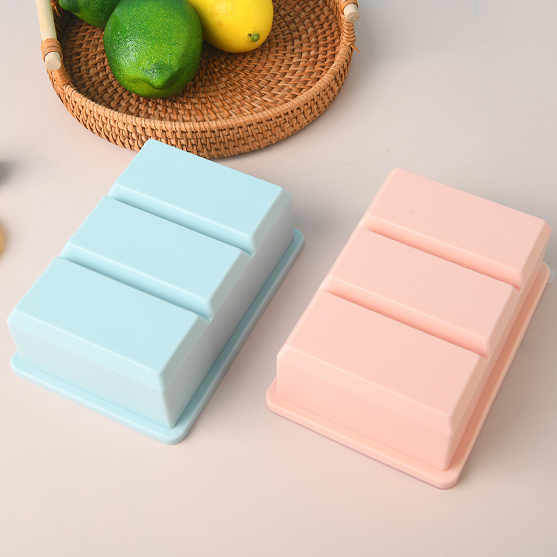 Cetakan Es Batu Silikon 3 Komp - Meal Prep Template ulasan dan harga