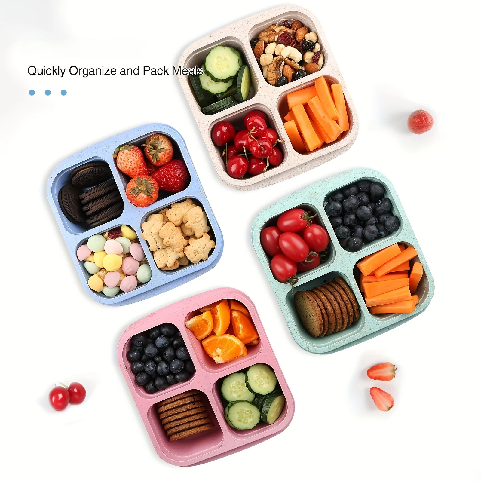 Kotak makanan ringan dengan em - Meal Prep Kitchen ulasan dan harga