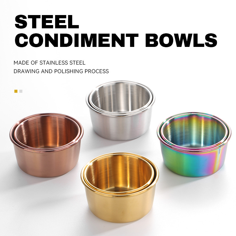 Cangkir celup baja tahan karat - Sauce Dipping Cup ulasan dan harga