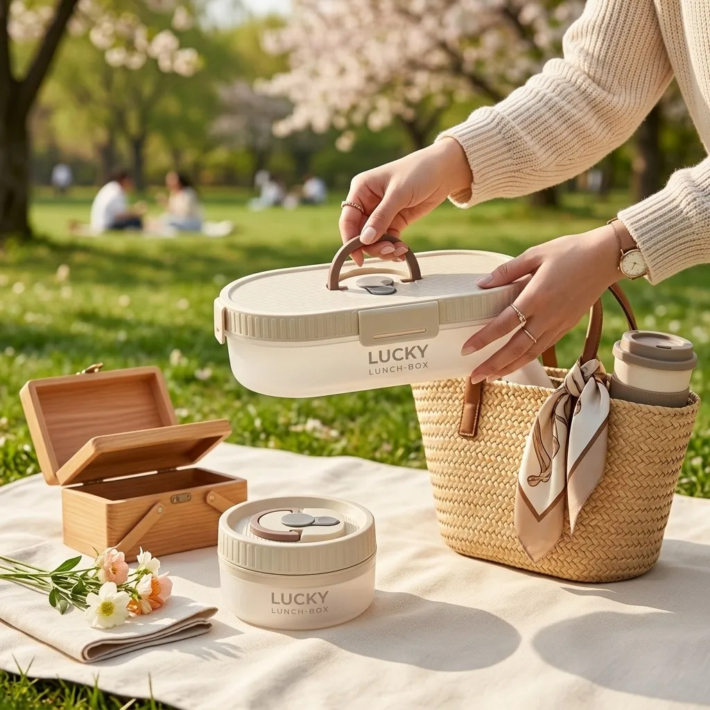 Set Kotak Bekal Bento Portabel - Meal Prep Or Prep Meal ulasan dan harga