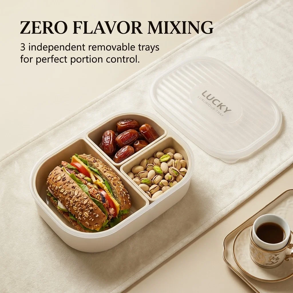 Kotak Bekal Plastik dengan 3 S - Meal Prep Or Prep Meal ulasan dan harga