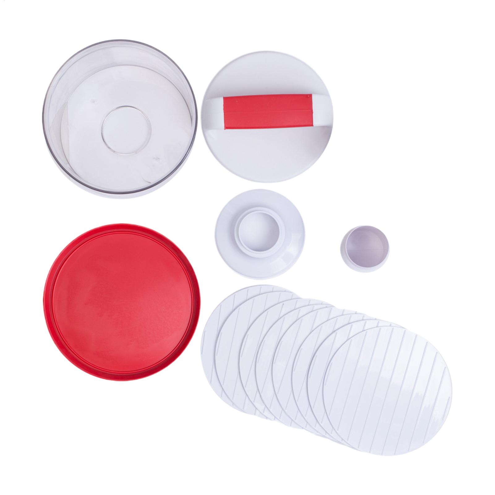 Alat Pembuat Patty Burger Anti - Meal Prep Template ulasan dan harga