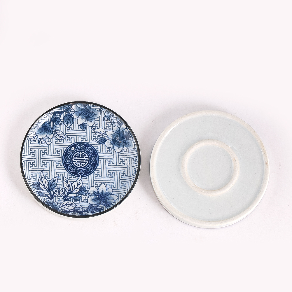 Alas Cangkir Teh Porselen Biru - Sauce Dipping Cup ulasan dan harga