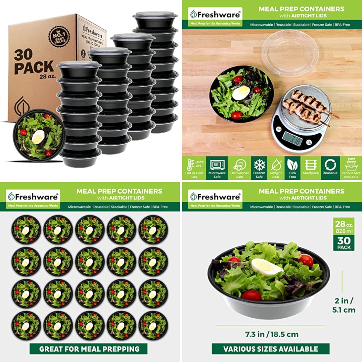 Wadah Makanan [30 Buah] Mangku - Meal Prep Bowl ulasan dan harga