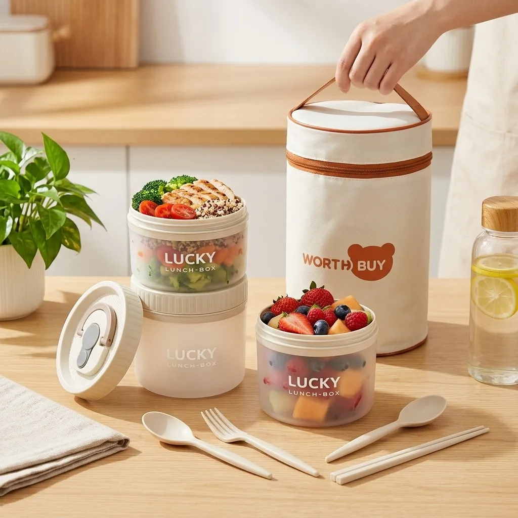 Kotak Bekal Plastik yang Dapat - Meal Prep Or Prep Meal ulasan dan harga