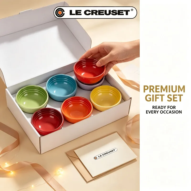 Set 6 Mangkuk Le Creuset Mini  - Meal Prep Kitchen ulasan dan harga
