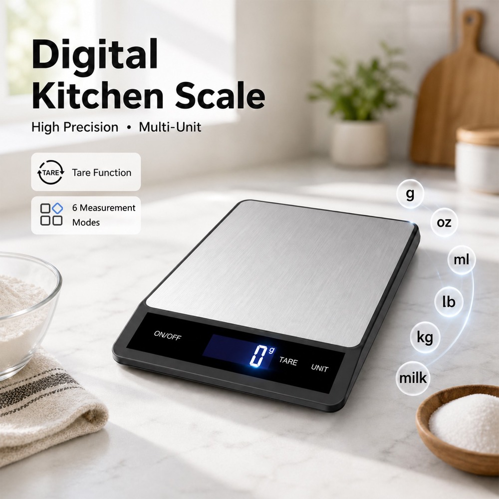 Timbangan Dapur Digital Tahan  - Meal Prep Kitchen ulasan dan harga