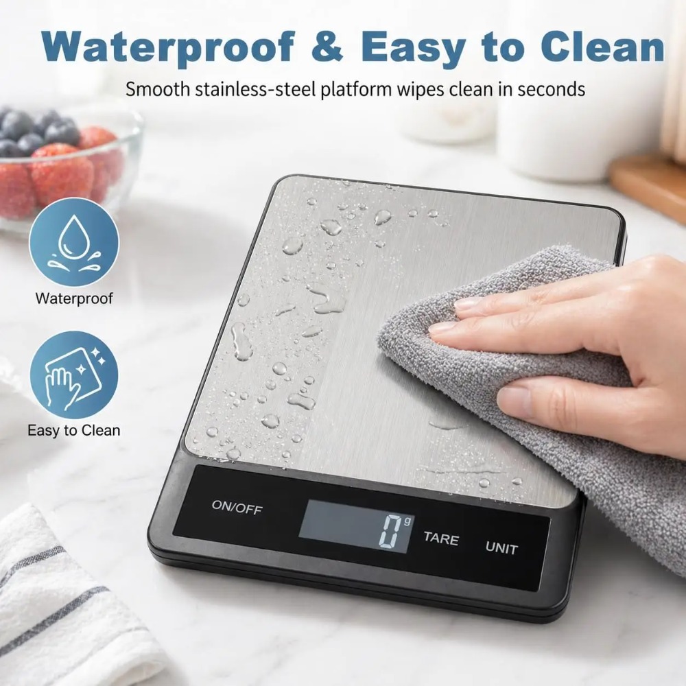 Timbangan Dapur Digital Tahan  - Meal Prep Kitchen ulasan dan harga