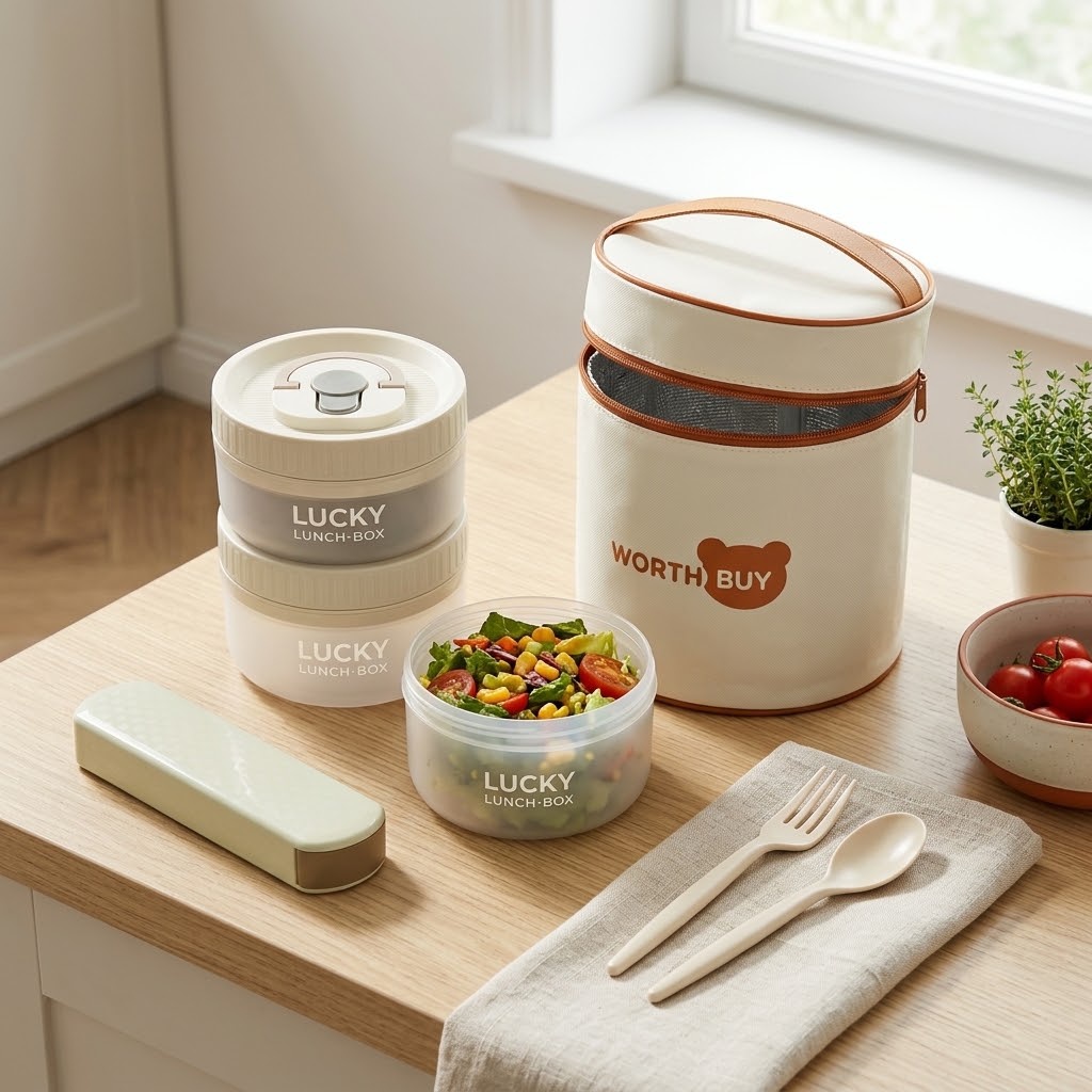 Kotak Bekal Bentuk Bulat yang  - Meal Prep Or Prep Meal ulasan dan harga
